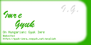 imre gyuk business card